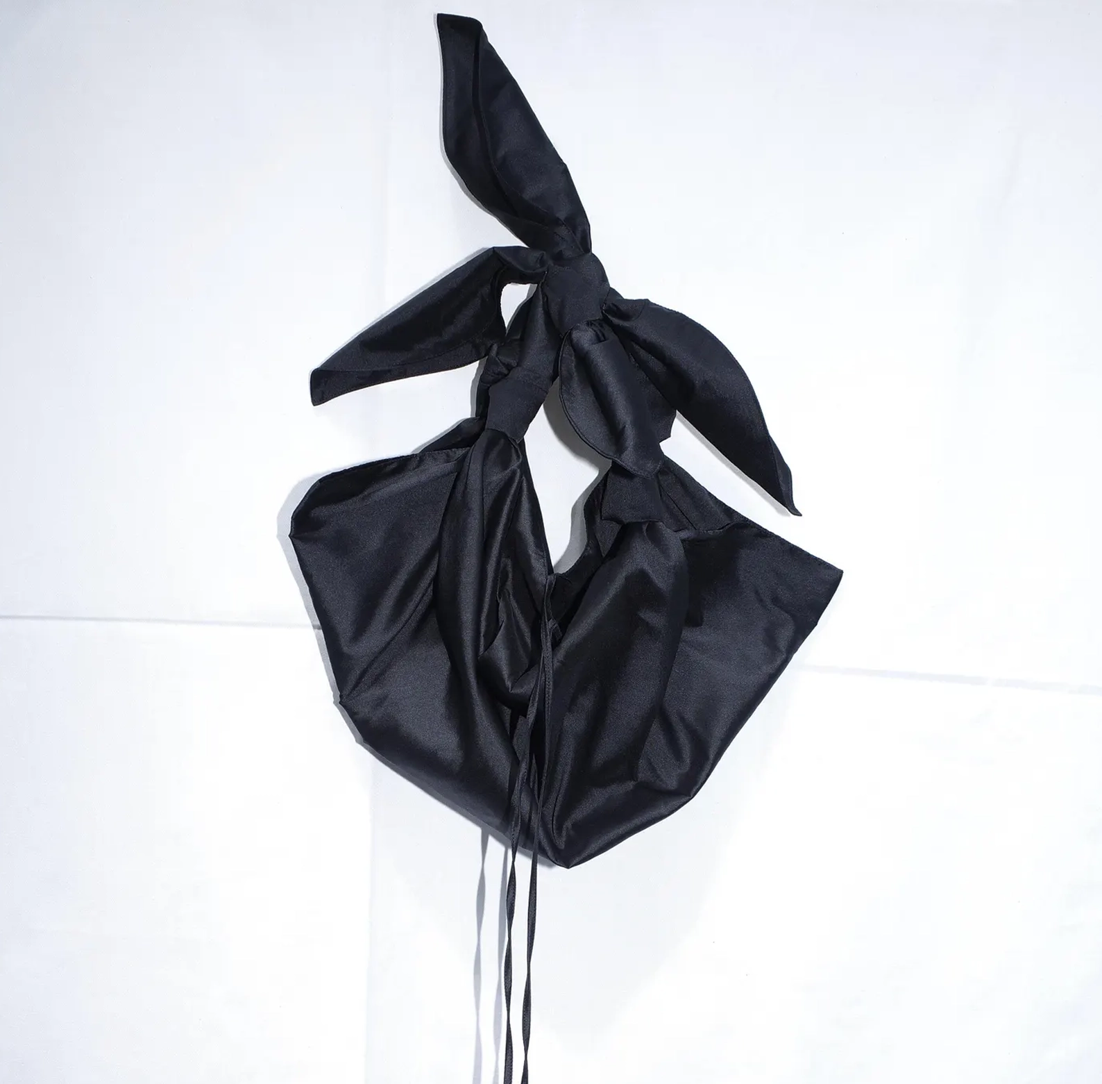 Black Knot Bag in Taffeta — KAEWMEE handmade bag, $100 USD